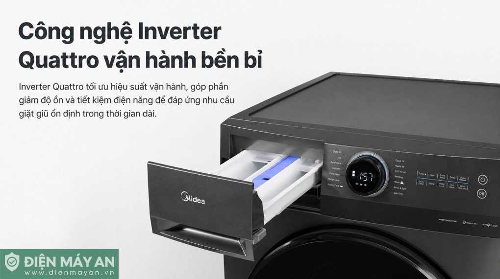 Máy giặt Midea Inverter 9.5 Kg MF200W95